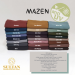 Mazen Anti UV Polos Warna Lengkap